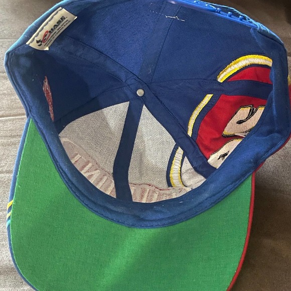 Vintage Nascar Dupont #24 Jeff Gordon Snapback Hat Chase Authentics Rainbow Cap - Picture 6 of 8